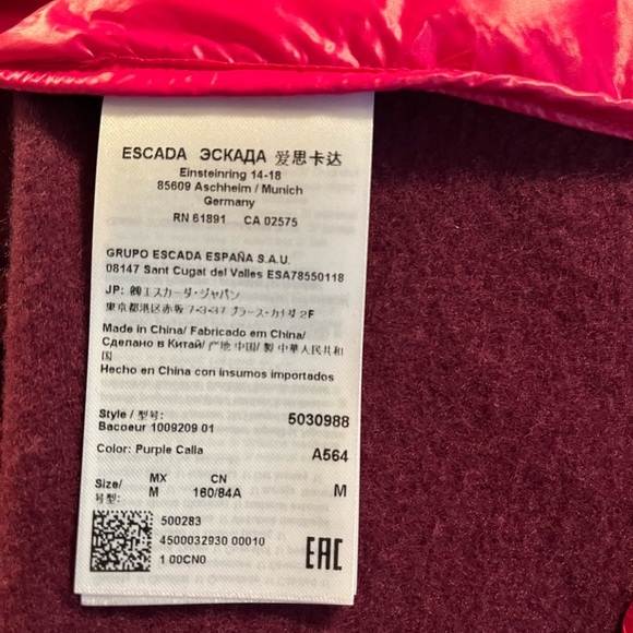 Escada Sport 2 pc set, size M - Picture 9 of 13